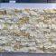 3D Style Brick Tiles Light Yellow And White Color Natural Stone Mosaic Cultural Stone Mosaic Floor Wall Decoration