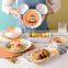 Creative household rice bowl baking binaural soup pot ceramic tableware