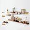 Floating Wall Mounted Shelves Set of 2 Rustic Style Wood Home Decoration