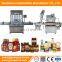 Automatic glass jar filling machine auto paste sauce jars packing and labeling line machinery cheap price for sale