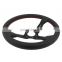 330mm 350mm High Quality Leather Perforated Material Cars Accessories Universal Steering Wheel