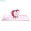 Winged Heart 3D Folded Card Personalized Valentine’s Day Card Best Gift for Lover