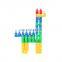 Hot Sell Bullet DIY Children Plastic Interlocking Building Block Toy for Kids