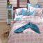 High quality 100% Cotton animal printed cartoon bedding sets kids queen size bed sheets
