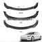 Car Front Lip Injection molding For Tesla Model 3 2017-2019 three-piece instruction