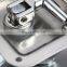 Factory price MS858 Silver Mirror-Polished 304 Stainless Steel T Bar vehicle Truck Handle Cabinet Toolbox Panel Paddle Locks