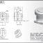 MS822A zinc alloy die-cast housing and cylinder cam lock