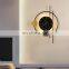 Creative Clock Shape Wall Lamp Decor Simple LED Mounted Lights For Home Indoor Lighting