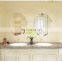 Oval shape mirror bathroom decorative mirror on wall