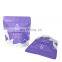 Customized Packaging Zip Lock Bag Transparent Gold Aluminized Plastic Customized Food Grade Printing