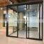 aluminium double tempered glass sliding doors high quality energy efficient sliding door