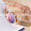 SINOBI Color Gradient Dial Watch Lady Mesh Band Wristwatch Diamond Decoration Bezel Girls Watch OEM Watches
