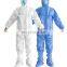 Disposable Consumable Isolation Gowns with SS Non-woven  Blue or White Color