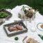 Durable For Daily Seagrass Serving Tray Fruit Basket For Picnic Trip Vietnam Supplier