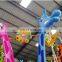 Mini amusement park cartoon attractions in China kids fairground carnival animal flying chair ride