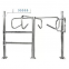 shop security gate/ security entrance gates turnstile entrance gate swing gate