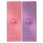 PU Leather Sport Exercise Gym Use Yoga Mats Eco Friendly Customized Rubber Yoga Mats