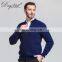 Cashmere Cardigan Men Sweater Korean Style Full Zip Pure Computer Knitted Adults Winter 100% Cashmere Thick Navy Standard Wool