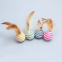 Meow Love Rarewe Pet Accessories Cat Chew Toys Sisal Feather Ball Factory Cheap Price Cat Scratching Balls Interactive Cat Toys