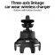 Magnetic wireless charger three-axis automatic induction car 15W wireless charging stand for iPhone 15 14 13 12 pro max