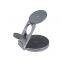 Magnetic wireless charger large disc base zinc alloy foldable 360 degrees rotation suitable for iPhone AirPods 3 2 Pro iWatch