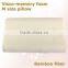 Golden bamboo pillow,bamboo memory foam pillow