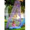 Round Girls Hanging Bed Canopy Folding Portable Iron Window Outdoor Baby Mosquito Net