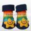 Japan wholesale cute navy stary baby sock cotton and polyester for girl with creepers