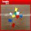 Assorted Color Plastic Flat Flag Map Pin