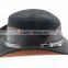 2015 FASHION STYLISH BROWN BLACK COWHIDE HEAD N HOME SUEDE LEATHER OUTBACK HAT FOR MENS