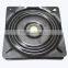 Low noise durable 3 inch swivel plate