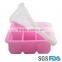 2016 HOT freezer silicone ice cube tray with lid
