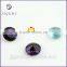 Wholesale amethyst round shape synthetic gems hydrothermal quartz