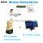 number waiting system for restaurant alarm system wireless waiter call with factory price and new modern
