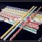 Eco-friendly striped plastic drinking straw                        
                                                Quality Choice