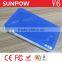 sunpow Multi-Functional Emergency power bank station Mini 12v car jump starter with Air compressor in car accessories