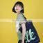 2015 the latest simple design black 2015 promotional denim bag with logo