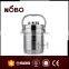 Highly useful stainless steel thermo food container/food pot with handle