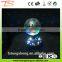 6" silver disco ball with led light