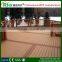Nice surface treatment outdoor wood plastic composite deck/cheap composite decking material