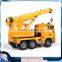 1:20 model crane, 27MHz 10-channel toy crane truck with lights&sounds, manipulation platform 360-degree rotation