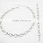 316L Stainless Steel Link Chain Bracelet and Necklace Jewelry Set