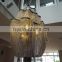 modern sliver chain chandelier on sale prefect for hotel project high quality