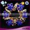 Gold plated zinc alloy multifunctional rhinestone full jewelled China wholesale scarf clip brooch