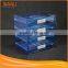 Square Jewellery Case Clear Perspex With Lid and Hinge