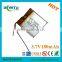 Newest 3.7V 250mah 303030 Car DVR li-ion rechargeable Battery