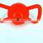 two ring soft rubber dog toy with giggle sound dog dog squeaky toy sound