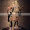 2015 latest Ancient solider of chinese wax figure silicone wax statue