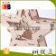 Custom made home display star shape wooden material wall decoration