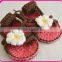 beautiful shoes of girls hand knit baby shoes with crochet flower